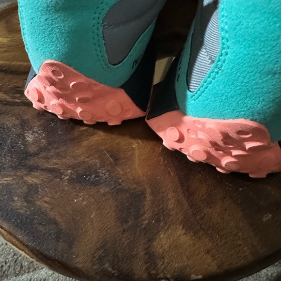 New Balance Gray Sneakers with Yellow and Blue Accents - Picture 6 of 11